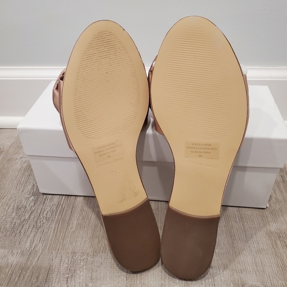 NEW Charles David Collection Slipper Sandals Blush - Picture 3 of 3